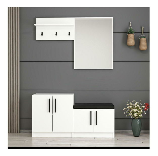  Předsíňová sestava Nemake 25 (bílá)