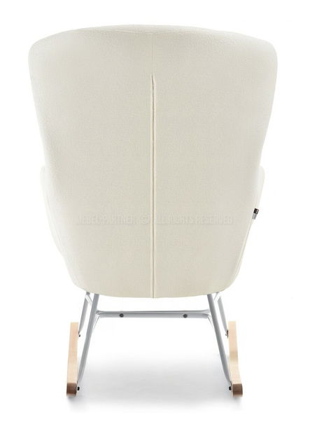 Křeslo Nesí (bílá + buk bílý)