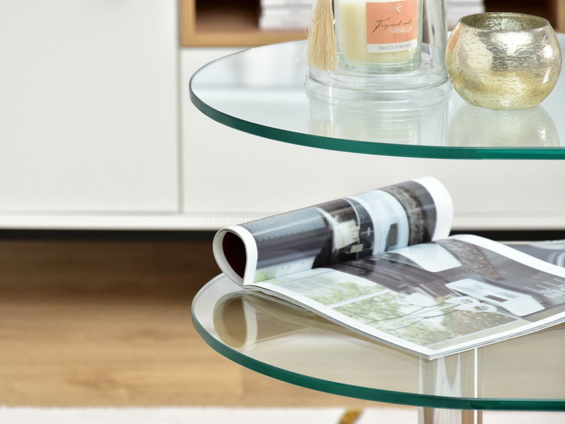 Konferenční stolek Rubin (transparentní)