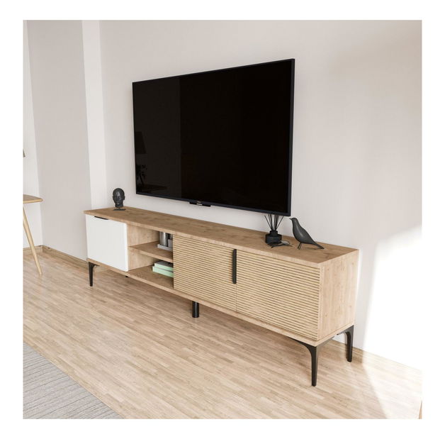 TV stolek/skříňka Tarza TV (dub bílý)