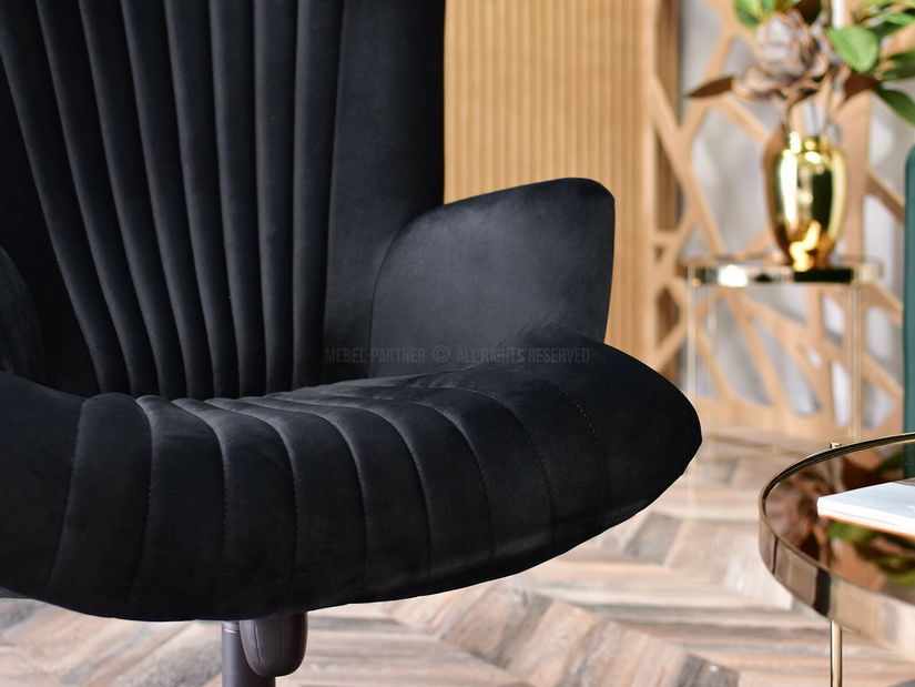 Relaxační křeslo Elesenta (černá)