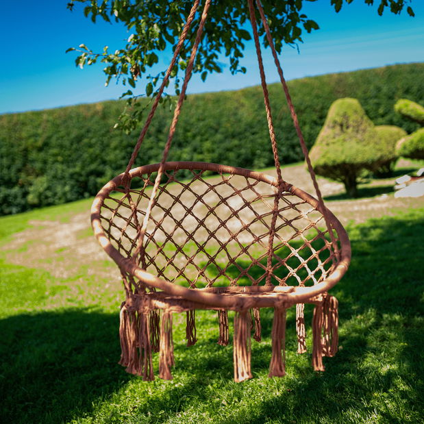 Závěsné křeslo Amari (cihlová)