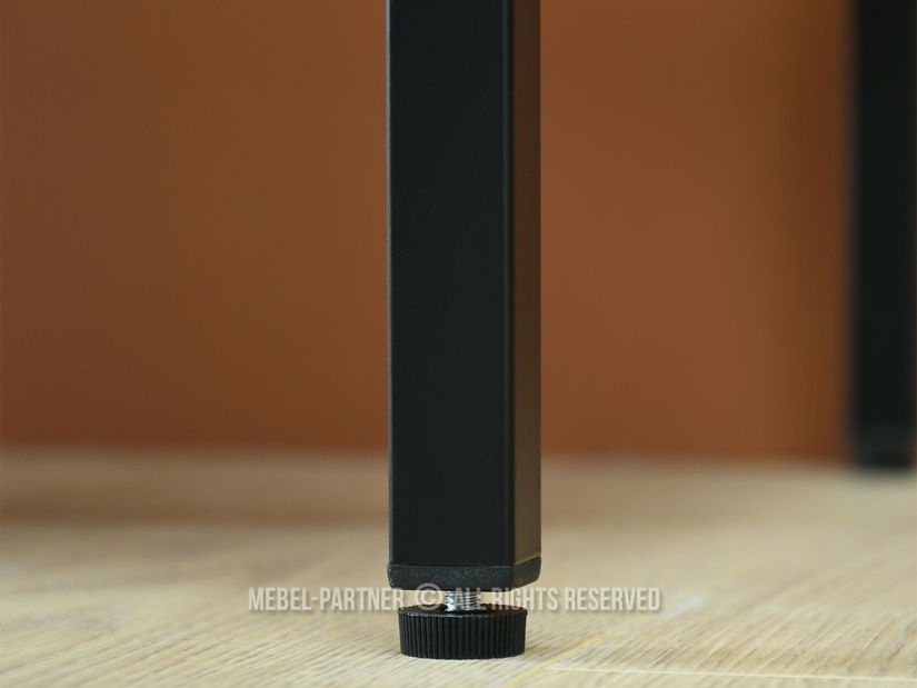 Barový set Everet (sonoma + černá) (pro 2 osoby)