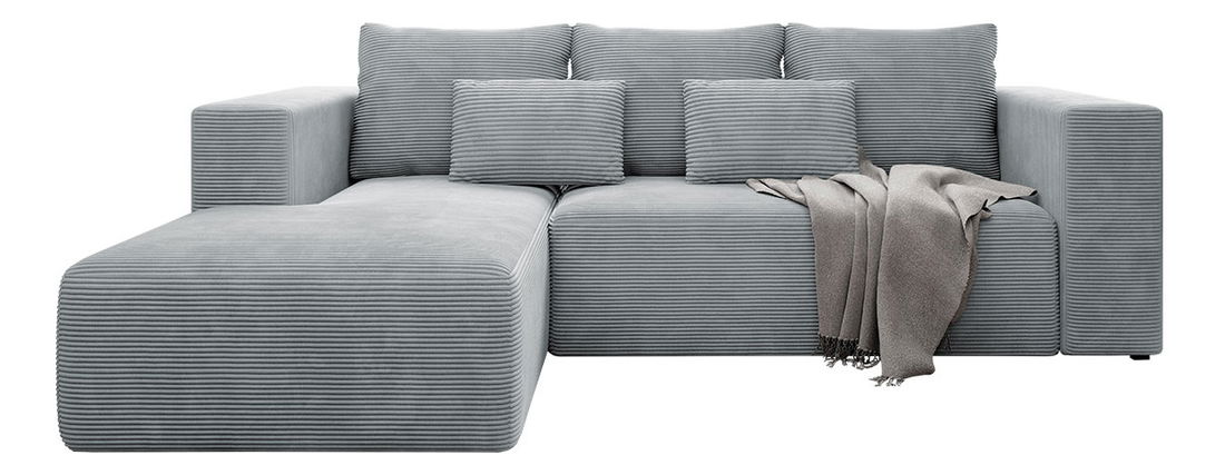 Rohová sedací souprava Zofia (kobaltová)