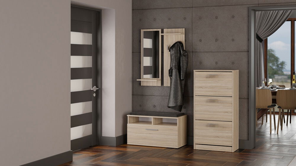 Botník (skříňka na boty) Permanente 1 (dub sonoma)