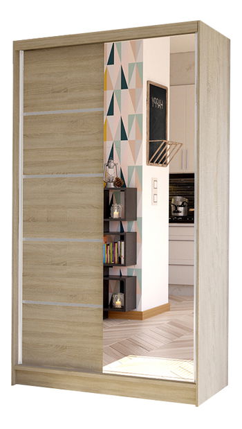 Šatní skříň Delana III (sonoma)