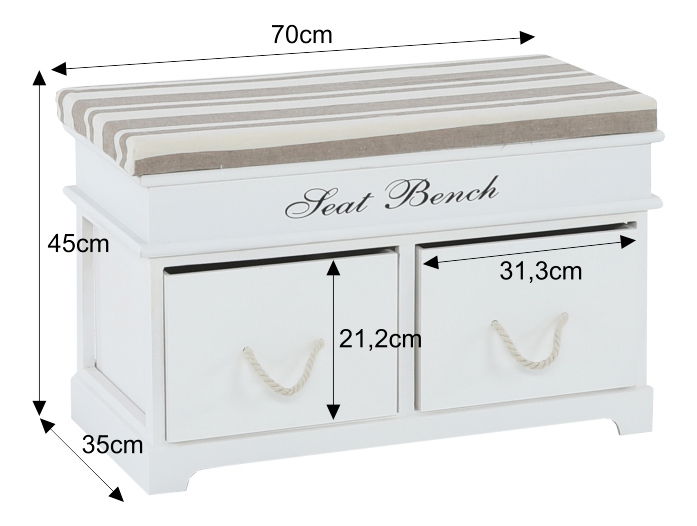 Botník (skříňka na boty) Seat bench 1 NEW