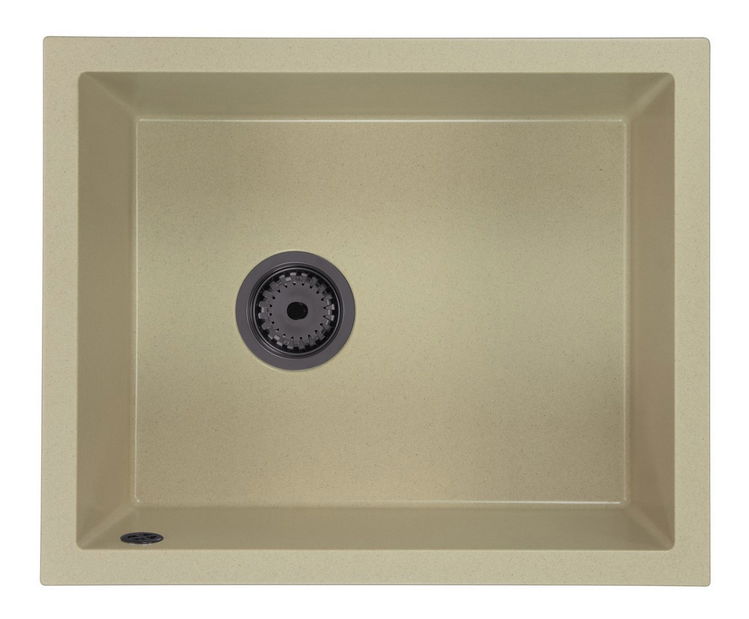 Kuchyňský dřez Filanis (béžová) (bez otvoru pro baterii)