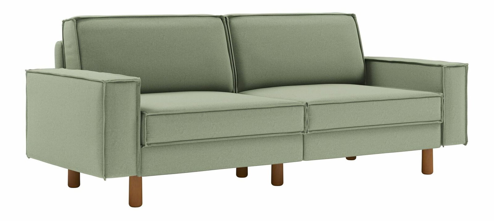 Pohovka Spary 3 (mořská zelená + ořech)