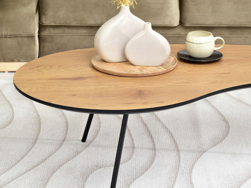 Konferenční stolek Sirius (dub + černá)