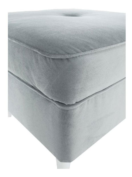 Taburetka Repetidas (světle šedá + bílá)