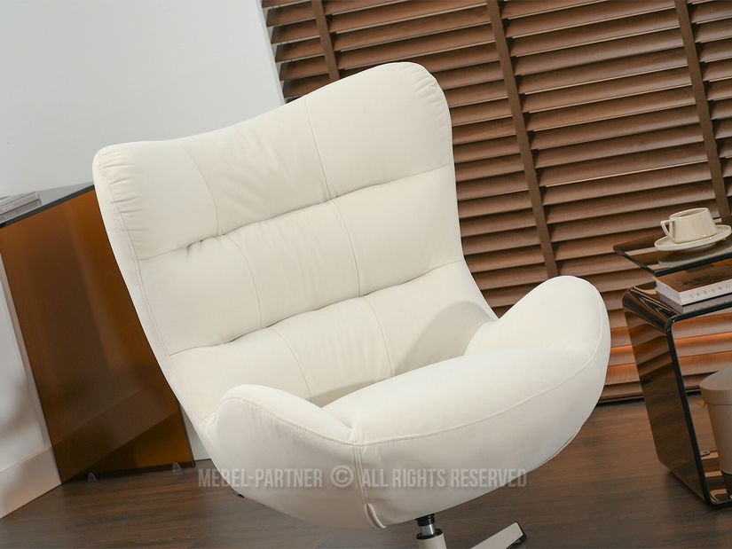 Relaxační křeslo Sikula (krémová)