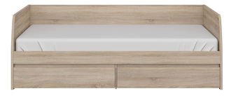 Jednolůžková postel 90 cm Noella (dub sonoma) (s roštem)