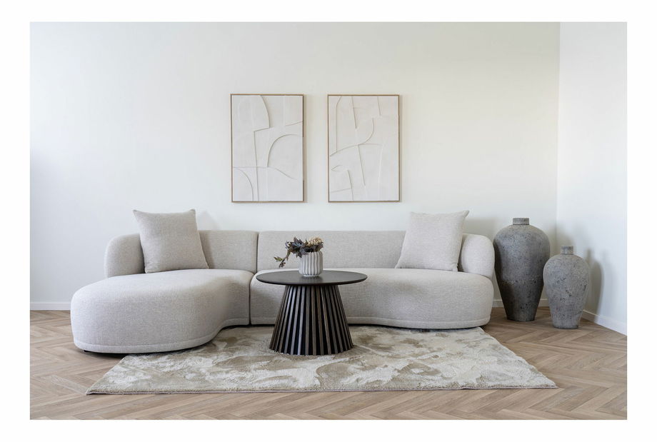 Rohová sedací souprava (L) Kaveria (přírodní)