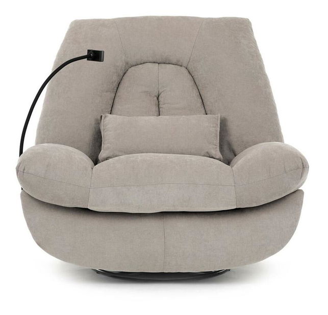 Polohovací křeslo Tratado (lanýžová)