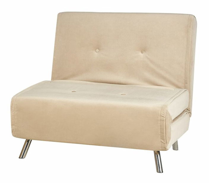 Rozkládací křeslo Finnegan (béžová)