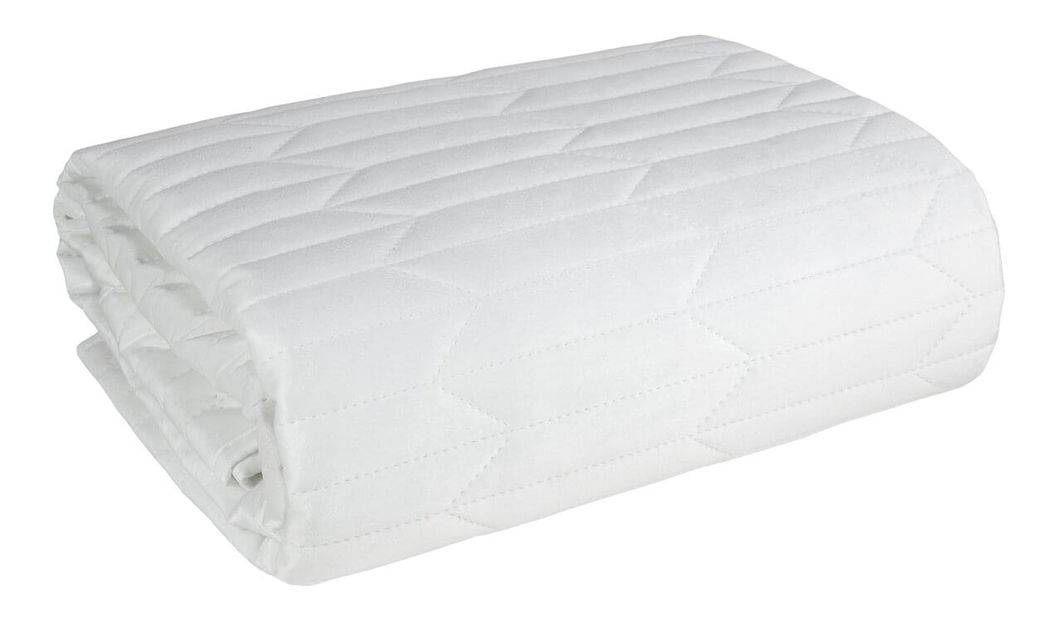 Přehoz na postel 210x170 cm SOFIA (bílá)