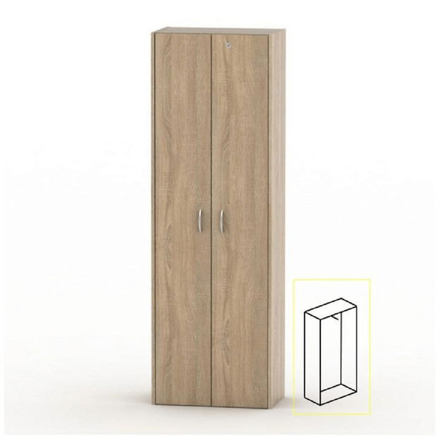 Šatní skříň Asista AS 006 dub sonoma *výprodej