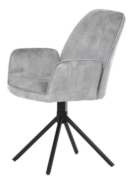 Jídelní židle Heridas (stříbrná)