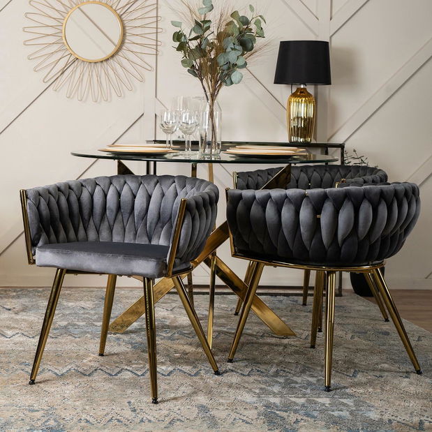 Jídelní židle Cayendo (šedá)