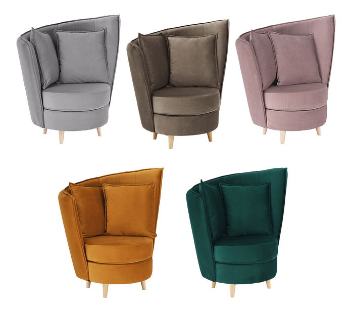 Křeslo Rander (světle šedá)