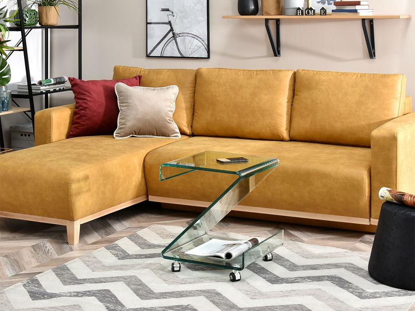 Konferenční stolek Hewlet (transparentní)