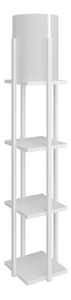 Stojanová lampa s policemi Narakotta 1 (bílá)