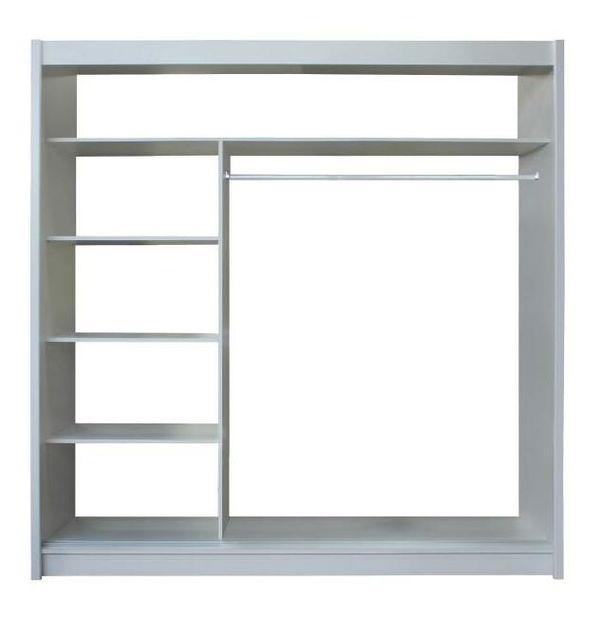 Šatní skříň Magnet 203 (dub sonoma + šedá)