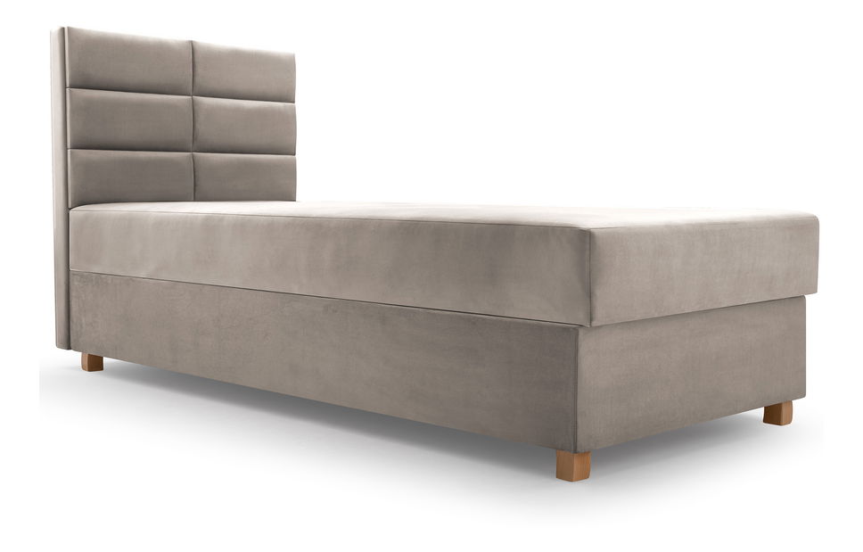  Jednolůžková postel 80 cm Picasso I (béžová) (s úl. prostorem a matrací)