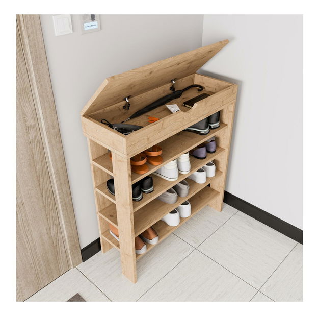 Botník (skříňka na boty) Ronal (dub)