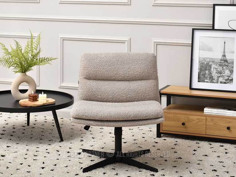 Židle Sky (béžová + chromová)