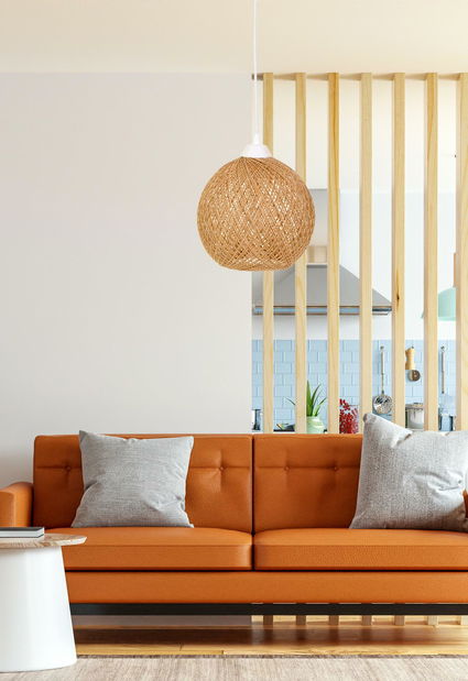 Stropní svítidlo Clamonerta 2 (ecru + hnědá)