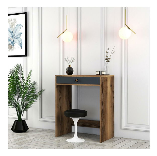 Toaletní stolek Logan 1 (ořech + antracit)