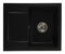 Kuchyňský dřez Dalgam (černá) (se 2 otvory pro baterii) (L)