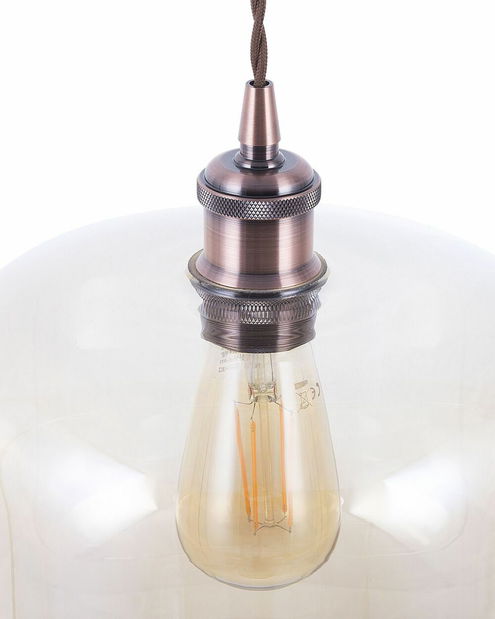 Závěsná lampa Lamvo (průhledná)