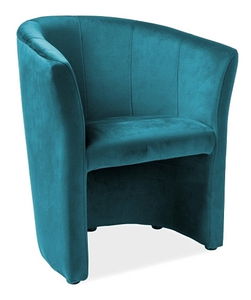 Křeslo Thersa (tyrkysová)