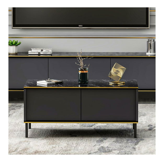 Konferenční stolek Iris (antracit)