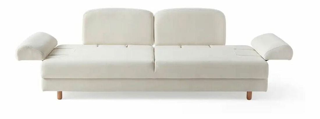 Rozkládací pohovka Arina (krémová) (s úl. prostorem) 1