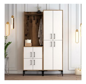 Předsíňová stěna Betina BA (ořech + bílá)