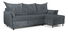 Rohová sedací souprava Goofy (P) (šedá)