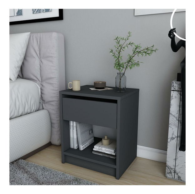 Noční stolek Shermen (antracit)
