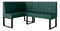 Rohová lavice Mondeo 130x170 (tmavě zelená) (L)