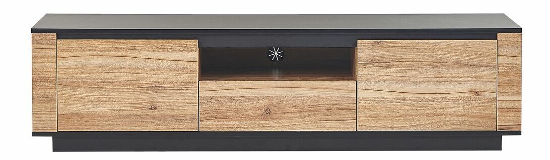 TV stolek/skříňka Brylee (světlé dřevo)