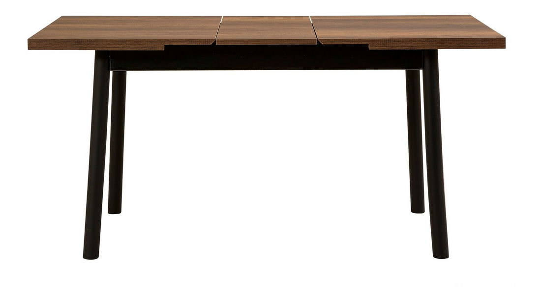 Rozkládací jídelní stůl (pro 6 osob) Oleander (Černá)