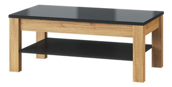 Konferenční stolek Kogro 41 (dub camargue + černá matná)
