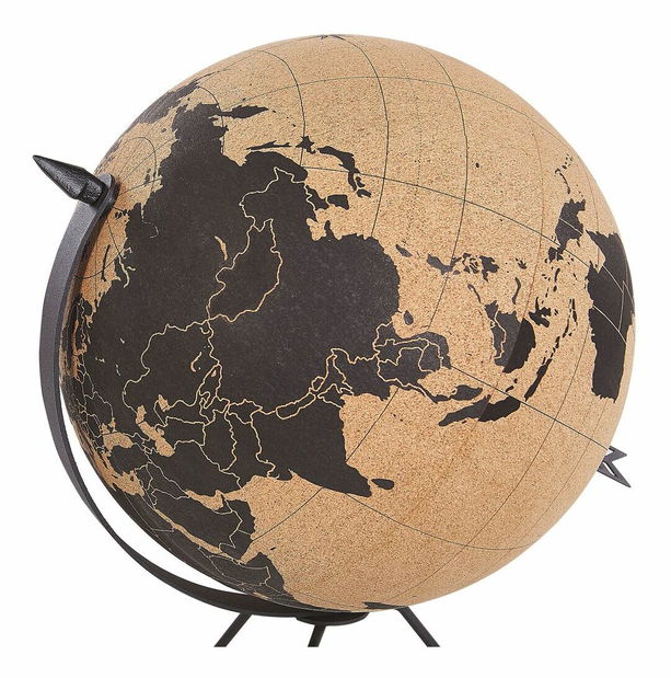 Glóbus 35 cm BETTA (hnědá)