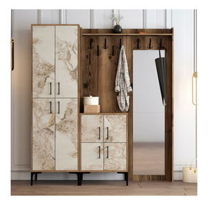 Předsíňová stěna Betina ABC (ořech + bílá)