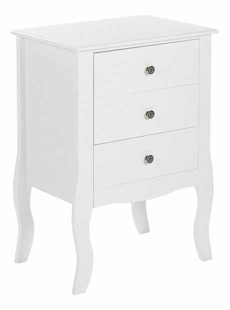 Noční stolek Lanza 2 (bílá)