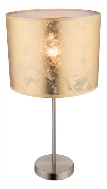 Stolní svítidlo Amy 15187T1 (klasické) (nikl + zlatá)