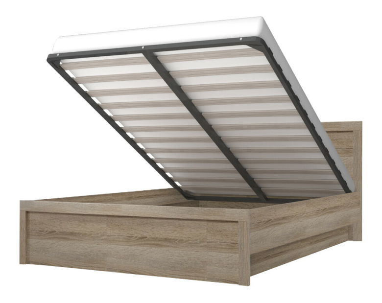 Manželská postel 160 cm Jesika (s úložným prostorem)